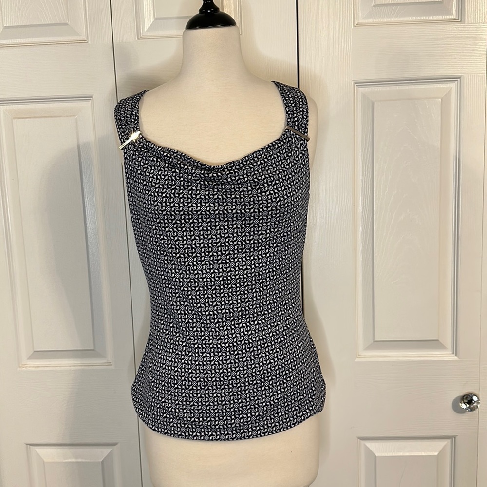 White House Black Market drape front shell size S